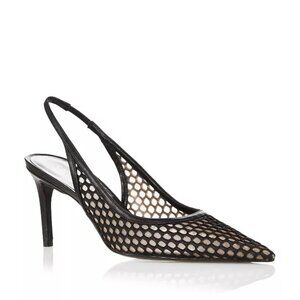 Stuart Weitzman Stuart 75 Pointed Toe Slingback Pumps Size 6.5B